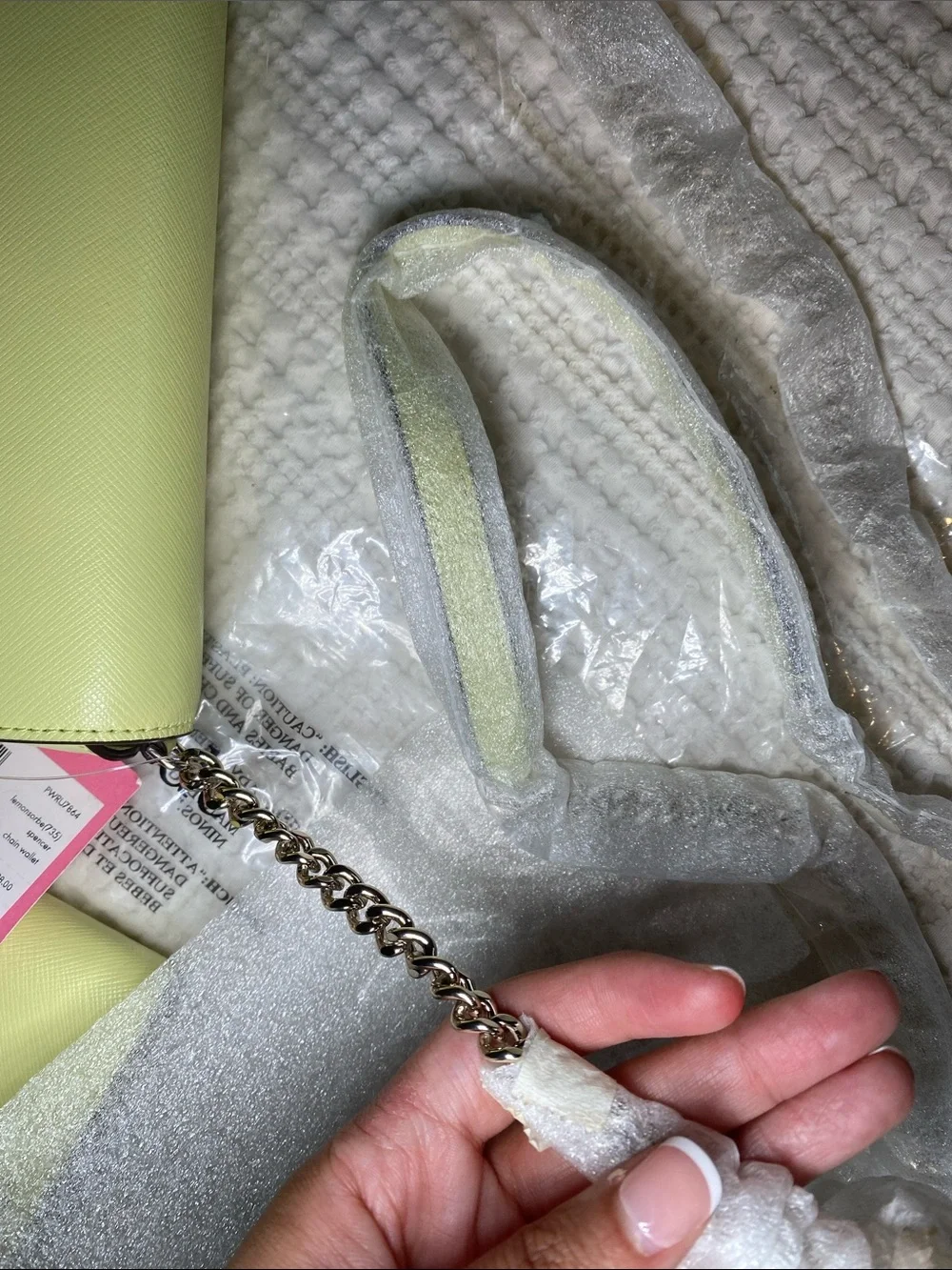 NWT Kate Spade Lemon Yellow Crossbody Bag with matching Wallet🍋
